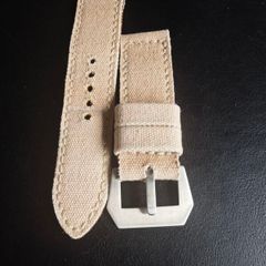 Rolled canvas strap for 47mm Panerai watches