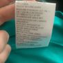 Green/ teal sleeveless v neck ruched top. Size 16 Image 6