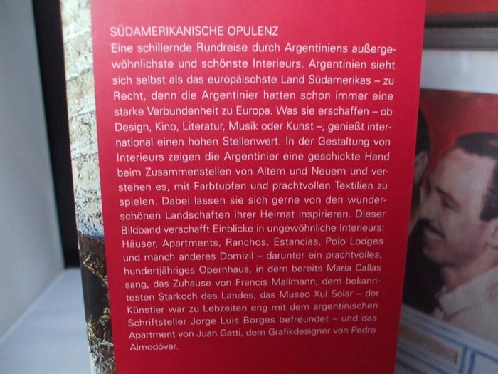 SALE!  LIVING IN ARGENTINA - text in English, German and French