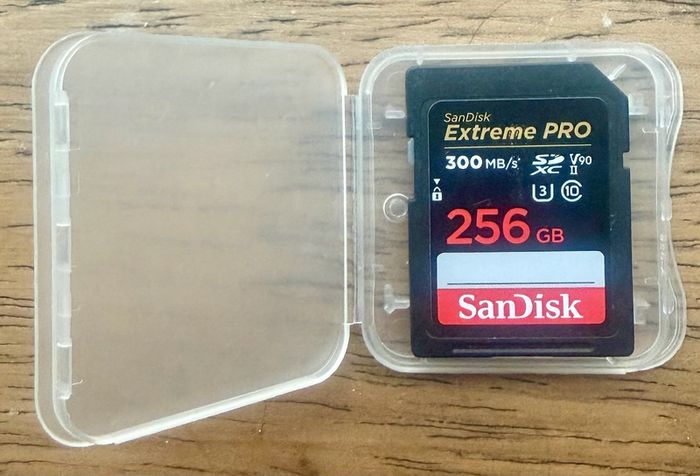 SanDisk Extreme Pro 256GB, SDXC, U3, V90, Class 10