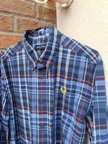 Fred Perry Mens Button Down Shirt Mens Medium M