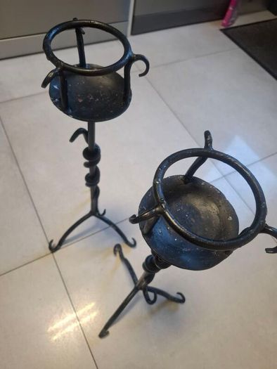 Handmade Wrought Iron Candle Holder