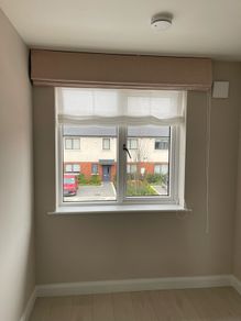 Double Roman blinds made to measure