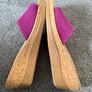PRESTIGE Cork Wedge Sandals Size 5! Image 4