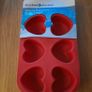Loveheart Silicone Mould Trays x 2 - New, AV Image 2