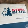 New in box Blue Steel southern cross work boots in granite size 9 Image 3