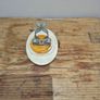 vintage Marston's Merrie Monk ceramic beer pump clip badge Image 2