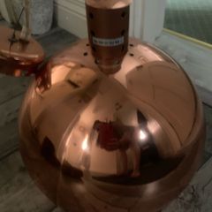 Rustic Copper Affect Ceiling light