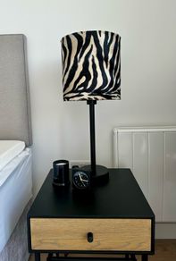 Lamp Zebra Print