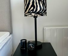 Lamp Zebra Print