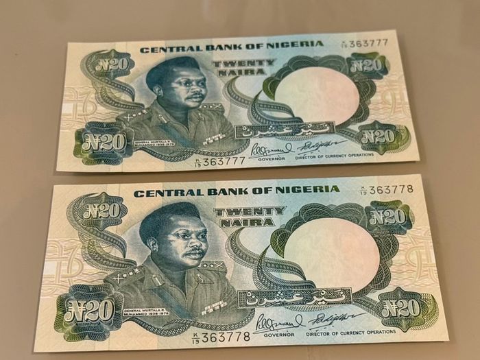 Nigerian Currency - Naira 10, 20 and 50