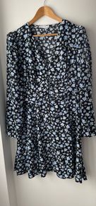 Floral print ladies dress size 16 New without tags