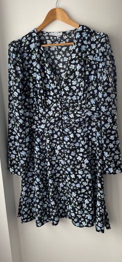 Floral print ladies dress size 16 New without tags