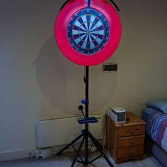 Target dart board and stand