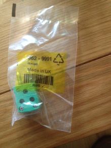 Type K Green quick wire plug 2 mm cable