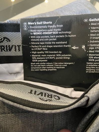 Golf shorts new