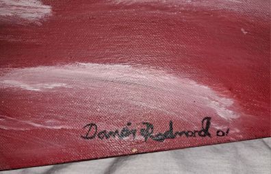 Large original Damian Redmond seascape painting