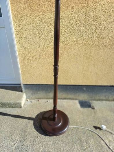 1940/50s Mahogany Floor Lamp