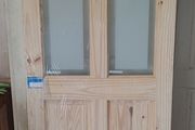 Pine Interior Door with Glass