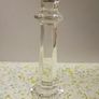 Pair of Vintage Cavan Crystal Candlestick Holder with Hexagonal Base. Image 3