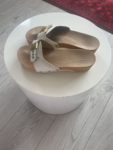 Vintage Dr Scholls Wooden Sandals