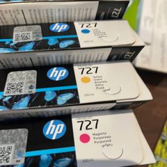 Set of Original HP 727 colour Ink Cartridges