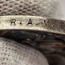 WWI 1914-1918 Silver Medal 112314 PTE. F. W. MARSHALL R. A. M. C. 33.7 Grams Sterling Silver Image 7