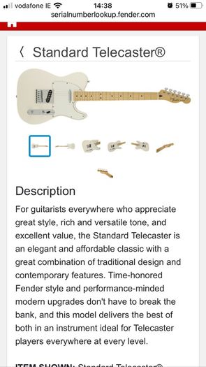 Fender Telecaster 2012 Arctic White with case