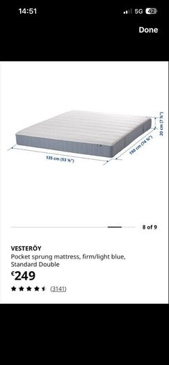 Double mattress