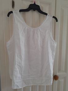100% Pure Linen Sleeveless Top