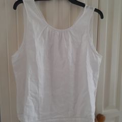 100% Pure Linen Sleeveless Top