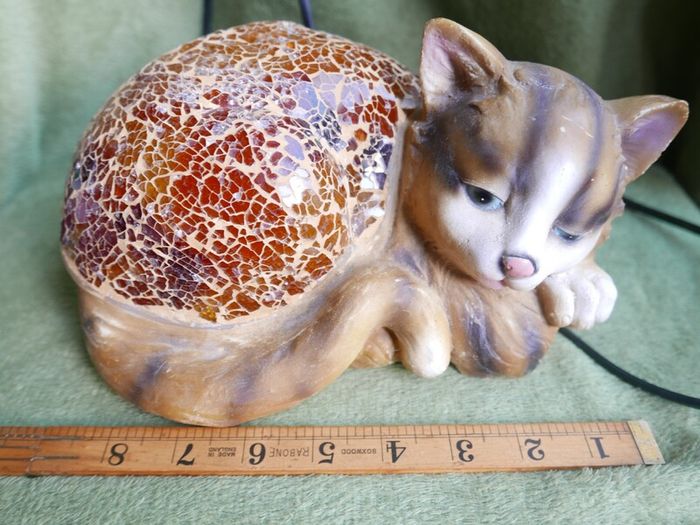 Vintage Cat Lamp - Table Lamp