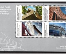 2013 Ireland Contemporary Public Buildings Commiserative Stamps Miniature Sheet Mint Never Hinged (MNH)