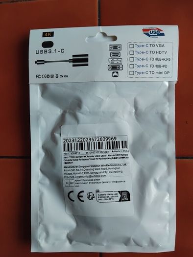 C To Hdmi or hdmi to c.