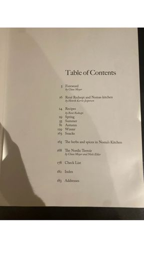 NOMA Nordic Cuisine Cookbook