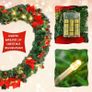 MASSIVE SALE 9FT Christmas Garland Decorations, 2.7M Wreath Garlands Decorations Xmas for Fireplaces Stairs, Christmas Garlands with Lights, Red Flower and Red Ball, Holiday, Wedding Party Decoration Image 4
