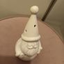 White ceramic christmas LED santa from Carraig Donn Image 4