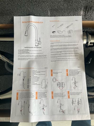 Pull Out Kitchen Tap