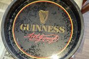 Vintage Large Metal Guinness Bar Advertisement Serving Tray Iconic Guinness Harp Logo Postage Available or Collection