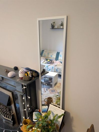 White Full-Length Mirror