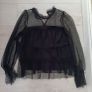 2 X Black lace blouse size 10 Image 5