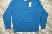 BNWT Bugatti Mens Finest Cotton V-Neck Knitted Jumper Size 2XL