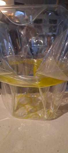 1972 Perspex Handkerchief Bowl Rare