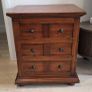 Pair of antique style bedside lockers Image 2