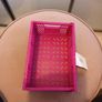 2 x plastic storage baskets Image 4