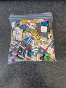 LEGO printed tile pieces
