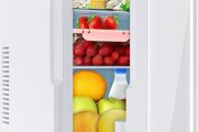 2 in 1 Mini Fridge, 8 Litre Fridge with Cooling and Heating Function, with LED Makeup Mirror, Suitable for Bedroom, Dormitories, Cars, Good Choice for Makeup and Storage of Cosmetics