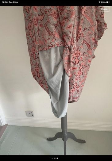 dress Bnwt indie + moi grey pattern long boho style dress T1
