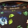 Zara Navy Blue Floral play suit size M 10/12 postage included Image 2
