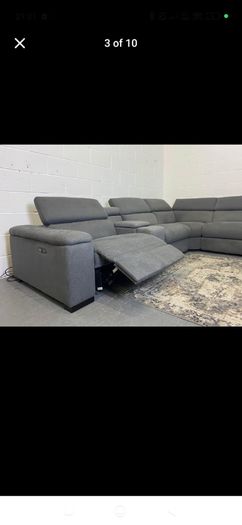 Large corner sofa with storage